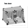 Pet Cage Dogs cat Travel Metal Double-Door carrier